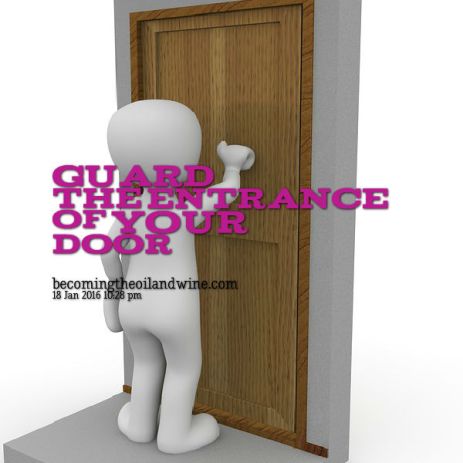 Guard The Entrance Of Your Door!
